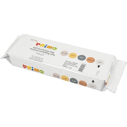 Argile auto-durcissante - Blanc - 1 kg