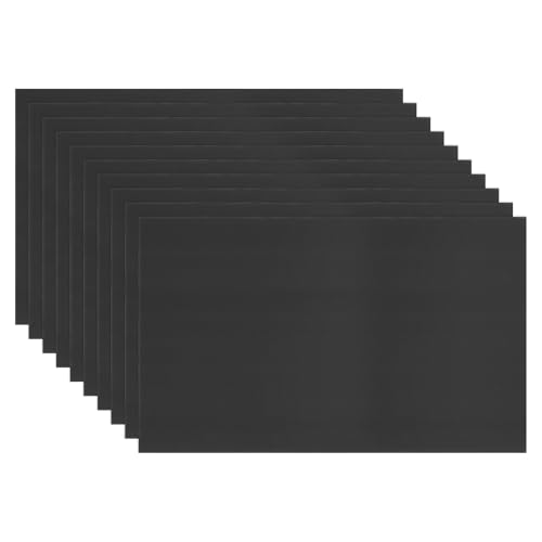 Image of M METERXITY 10-Pack Corrugated Plastic Sheets, 18 Inch x 24 Inch Waterproof Blank Corrugated Poster Board Yard Signs for Garage Sale /Office /Classroom /Party /Lawn Sign Road [3mm Thick, Black]