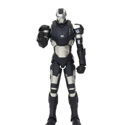 Image of ZD Toys Action Figure Collectible - 7 Inch War Machine MK2, 1 /10 Scale Superheros Premium PVC Build Collectible, Interchangeable Accessories & Stand, Perfect for Gifting, Ages 15+ Years