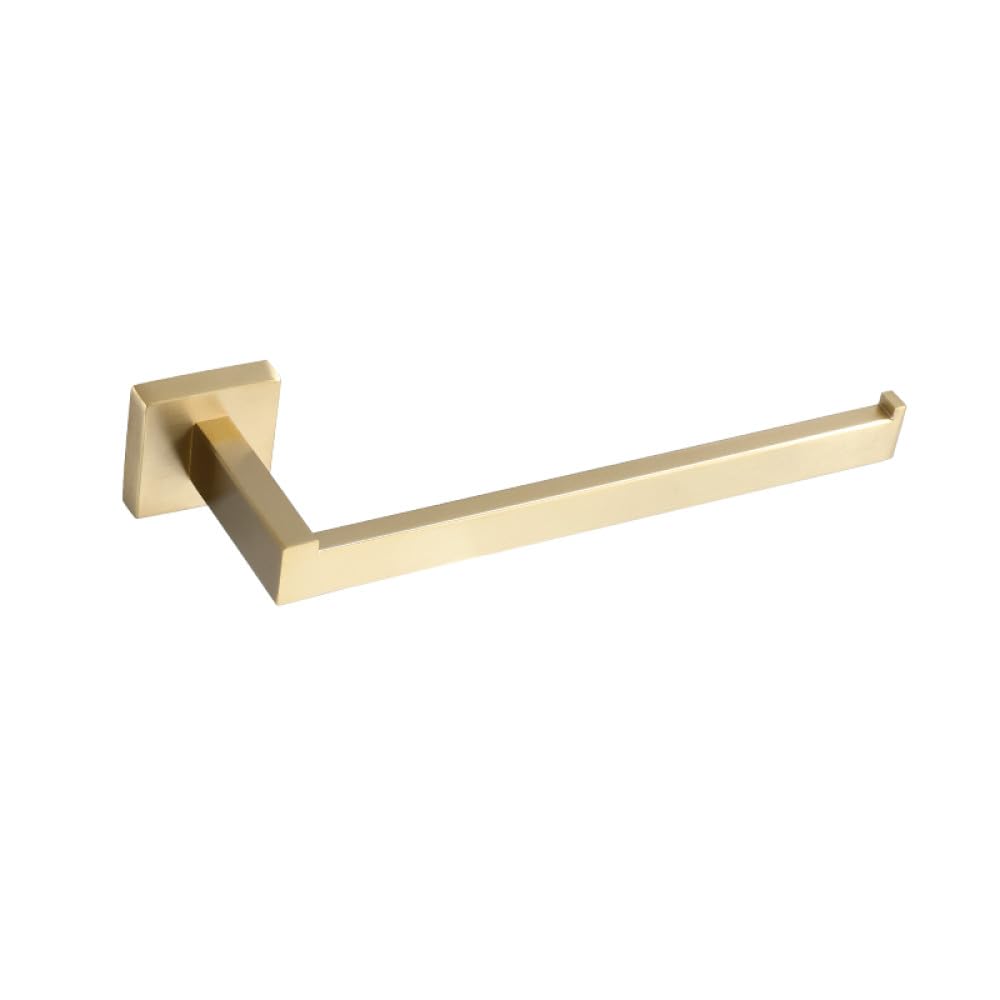 Juego de accesorios de baño oro cepillado para renovar el aseo con un toque elegante y moderno