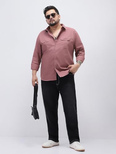 Image of Urbano Plus Men's Cotton Full Sleeve Regular Fit Casual Solid Shirt