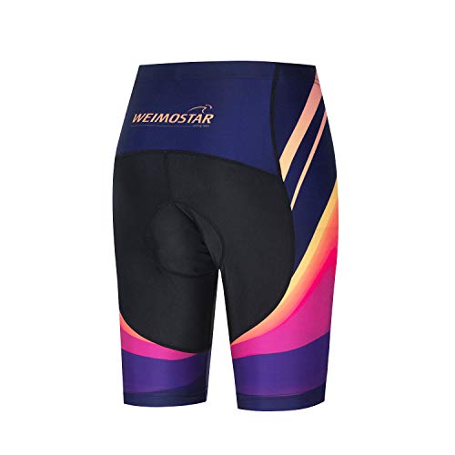 Shorts de ciclismo feminino acolchoado em gel MTB para bicicleta, mountain road corrida, shorts de c