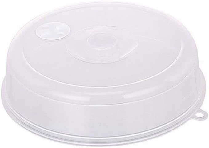 generic Cubierta de plástico para alimentos para microondas con agarre, cubierta universal de sellado de PP para platos de alimentos, tapa