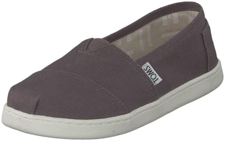 TOMS mens Classic Alpargata Sneaker, Grey, 1.5 Big Kid US | Image 2