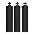 Waterdrop NSF/ANSI 42&372 Certified Water Filter, Replacement for Berkey® BB9-2® Black Filters, Berkey® Gravity Water Filter System and Waterdrop King Tank Series, (Pack of 3)