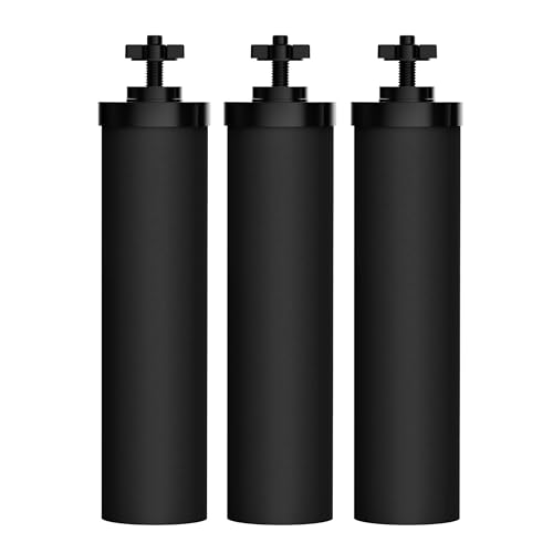 Image of Waterdrop Black Water Filter, Replacement for Berkey BB9-2, 3 Pack