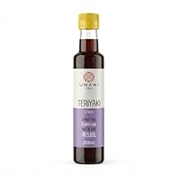 Umami Salsa Teriyaki 250ml, glassa densa, elaborata con Salsa di Soia Artigianale prodotta in Giappone, senza conservanti, coloranti ne OGM