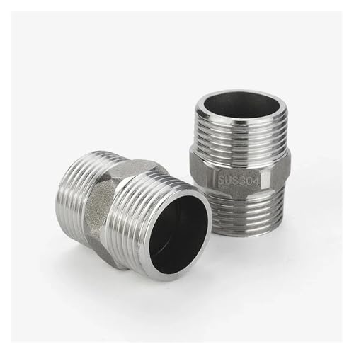 Nipple de raccordement 1/2 en inox 316 mâle fileté NPT pour tuyauterie eau et huile