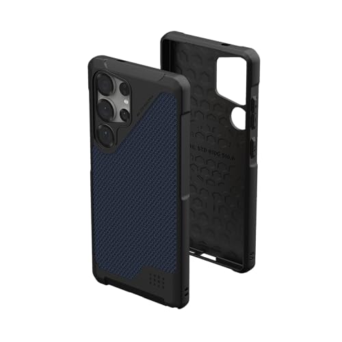 Image of Urban Armor Gear Thermoplastic Polyurethane UAG Metropolis LT Rugged Heavy Duty Shockproof Protective Case /Cover Designed for Galaxy S25 Ultra 5G(2025)Magnetic Charging Compatible-Kevlar Mallard,Black