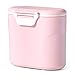 Joyfeel's Store Milchpulver Aufbewahrung Milchpulver Spender Portable Baby Milchpulver Dose Container Box Lebensmittel Snacks Obst Lagerungmit Gleichmacher 380g (Rosa)