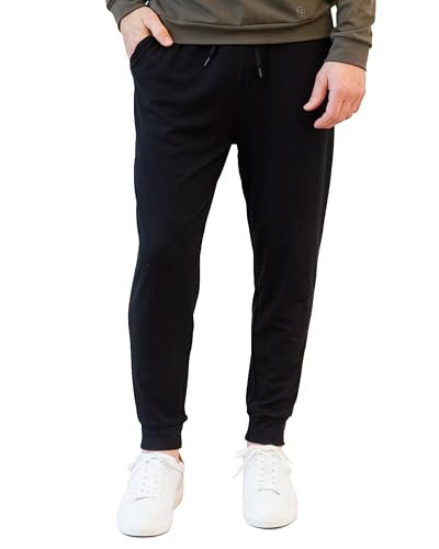 Amazon.com: Cozy Earth Men's Ultra Soft Jogger Pants with Zippered
