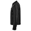 Gallanto Men's Real Leather Motorcycle Biker Jacket with Quilted Shoulders-Thermal Lining - Classic Motorbike Jacket for Men Available in Black-Brown & Tan (UK, Alpha, 3XL, Regular, Regular, Black) #4