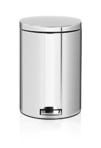 Brabantia 478369 Pedal Bin 20 Liter Brilliant Steel Desertcart