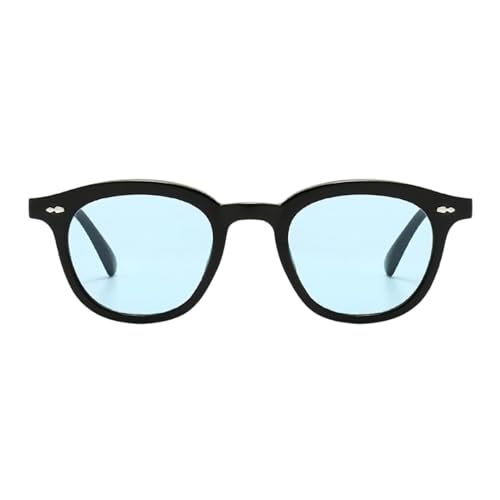 Óculos de Sol Retângulo Retrô Fozoco Eyewear Unissex - Binni (Azul)