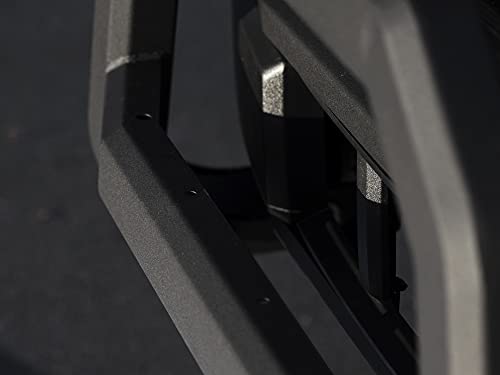 Image of Armordillo 7174320 AR Series Bull Bar Bumper Guard - Matte Black with Aluminum Skid Plate Fits 2010-2018 Dodge Ram 2500 /3500