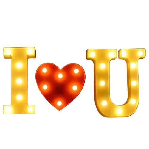 I Love You Letters Sign