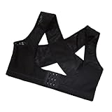 MAGICLULU Verstellbarer Rückenstützgürtel zur Haltungskorrektur aus Nylon und Spandex...