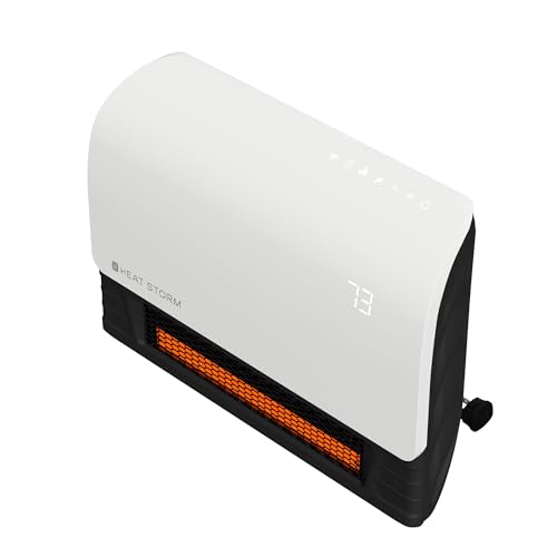 Heat Storm 1500W WiFi Infrared Wall Heater - White