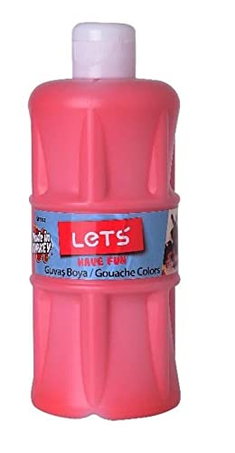 LET'S HAVE FUN L-5103 Guvaş Boya, Kırmızı, 500 Ml