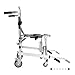 PEPE Mobility Stair Chair, Foldable Aluminum Emergency Stair Climbing Wheelchair with 2 Wheels, Portable Lift Chair Ambulance Firefighter Evacuation Use for Elderly or Disabled