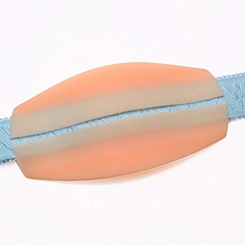 Almofadas de silicone Healifty 2 pares para sutiã com alças antiderrapantes confortáveis e antiderra
