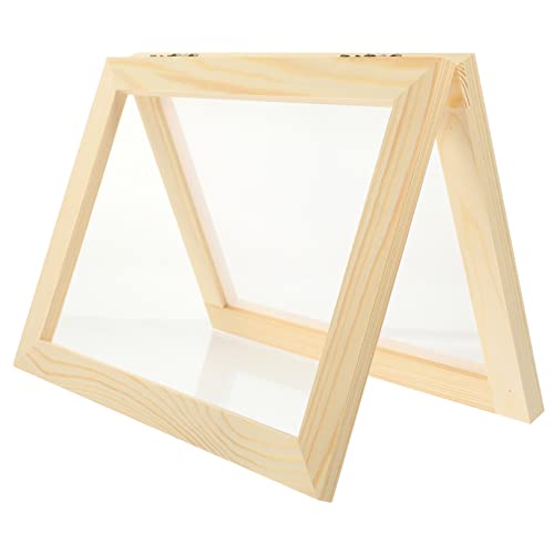 KALLORY Cómo Hacer Marcos De Madera Para Hacer Papel Con Descuelgues Kits De Arte Reciclado Para Niños Y Niñas Marcos De Manualidades Manualidades Seguras