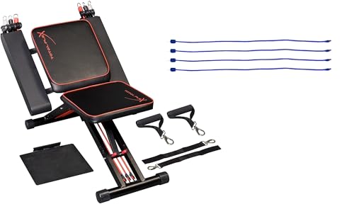 TOTAL FLEX Compact Design, Home Gym, Versitiale Exercises, Workout Equipment, Fitness Equipment with Additional Resistance Bands
