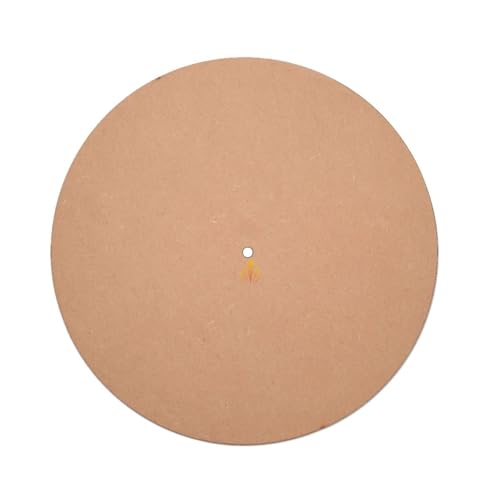 Image of Rise n Shine DIY Resin Clock Making Kit - 12 Inch Round MDF Base (4.5mm) with 18mm Quartz Clock Movement & Fancy Needles for Resin Art Wall Clock(Pack of 1) (Golden Style 1)