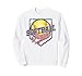 Retro Softball Papa Vintage Softball Papa Daddy Fathers Day Sweatshirt