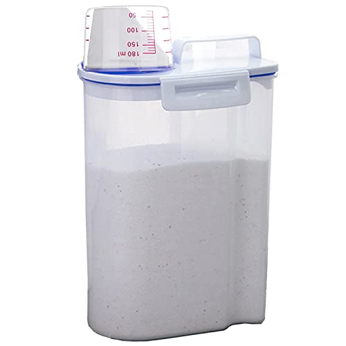Laundry Detergent Dispenser - 70oz Scent Booster Beads Dispenser with Lids Suitable for Laundry Beads Oatmeal Pet Food