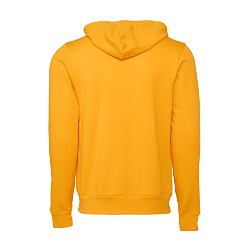 BELLA + CANVAS Unisex Sponge Fleece Full-Zip Hoodie S Gold2