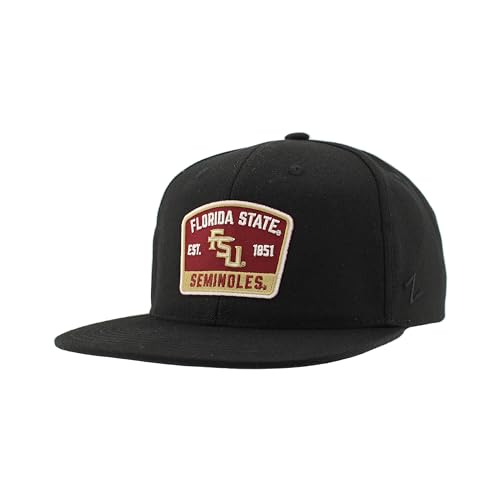 Florida State Seminoles NCAA Officially Licensed Hat Flat Snapback Z11 Switchback Black