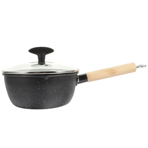 Casserole 18 cm pierre médicale antiadhésive avec couvercle - 2