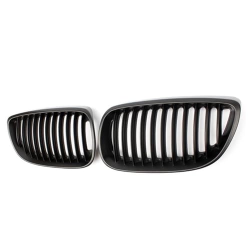 Calandre avant noire brillante BMW E92 E93 grilles radiateur ABS 2 portes