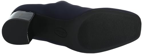 Anne Klein Women's Treena Ankle Bootie Heel Boot, Navy, 9.5 M4