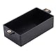 2-teilige Humbucker-Tonabnehmerabdeckungen, robuste Gitarren-Tonabnehmerabdeckungen Versiegelte Ersatzteile für E-Gitarren(Schwarz)