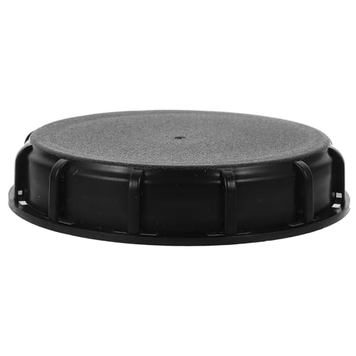 Zerodeko Tapa de Cubo Plástico Negro para Tanque Ibc Fácil de Usar Resistente a Deformaciones Adecuado para Cubrir Cubetas y Barriles Industriales