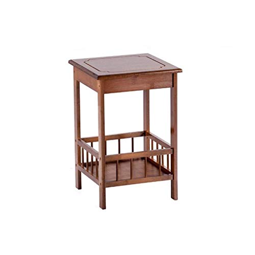 Table d'appoint carrée et table basse de salon avec support de rangement couleur B