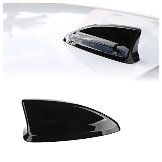 CKE for Honda CR-V 2023 Accessories Car Shark Fin Antenna Roof Aerial Cover Trim Exterior Decoration Sticker - Glossy Black