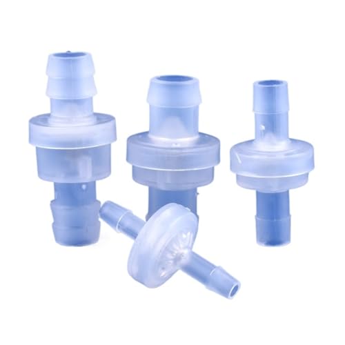 Válvula de retención de PP de 3 a 12 mm for Manguera de riego por Goteo, Junta de Pagoda, válvula antirretorno for Acuario, Bomba de Aire, válvula unidireccional, 5 a 200 Unidades(10-10mm,5 Piece)