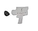 Pinsanity Retro Video Camera Enamel Lapel Pin