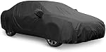 Uxcell Housse de voiture imperméable à l'eau tout temps pour la voiture, couverture de voiture complète Protection solaire universelle pour Sedan 470 x 180 x 160cm