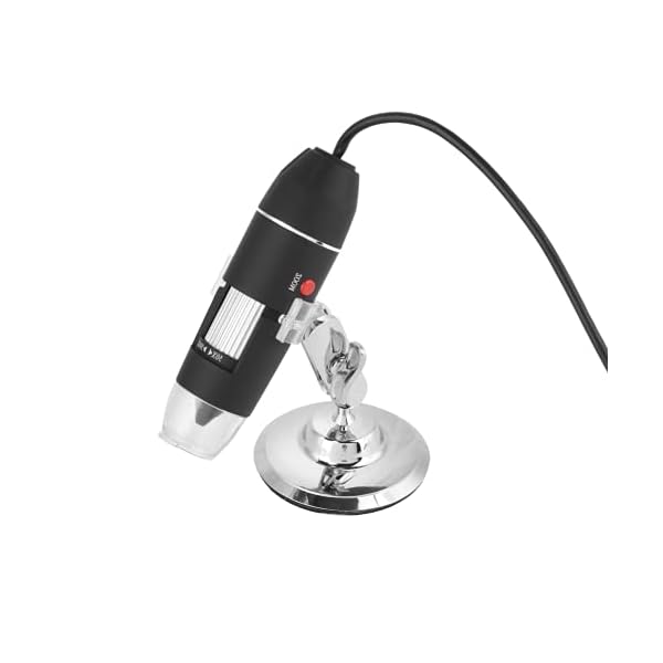 Shipenophy USB Elektronisches Mikroskop Digitale Lupe 500X Inspektionskamera für die Ausbildung mit Fokussiereinstellung… – Bild 5