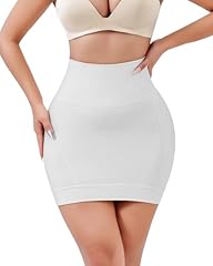 White-half Slip With Non Slip Strip