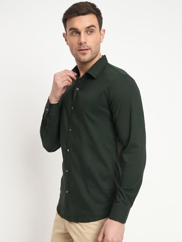 Image of Men's Soft Stretchable Fabric Regular fit Casual Shirt.