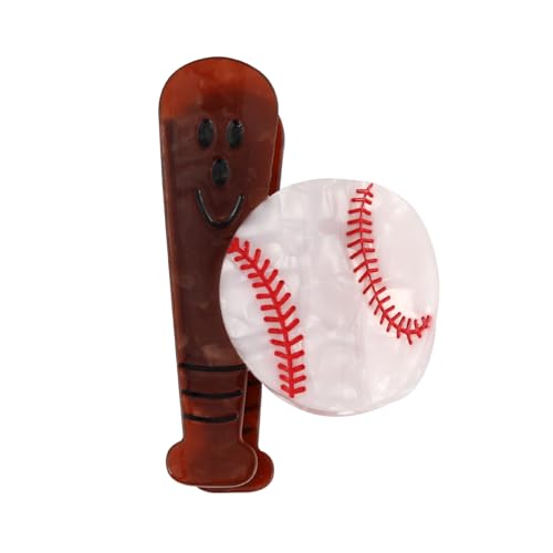 Personalized Acetate Baseball Hair Claw Clip Fun Sports Accessories Hair Claw for Women Girls Gifts Hair Clips