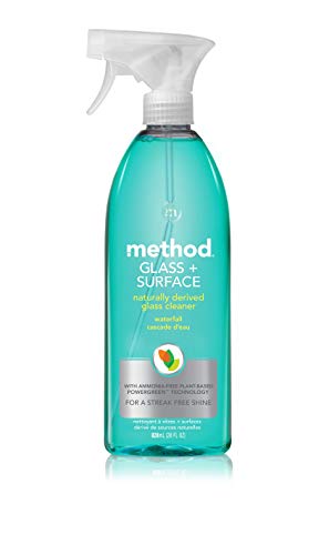 image for Method Glass Cleaner + Surface Cleaner, Waterfall, 28 Ounce (8 Count),