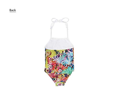 HUGS IDEA 3D Animal Print One Piece Swimsuit for 3Y-8Y Girls4