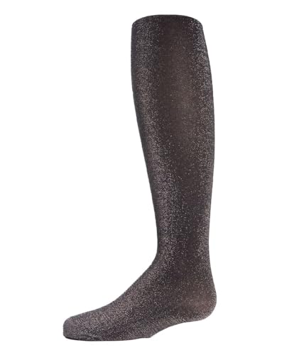 MeMoi Shining Star Shimmer Tights for Girls, Ultra Soft and Lightweight Opaque Girl Tights - Sizes 2-14