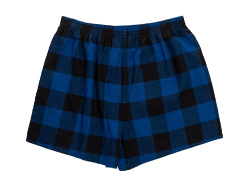 Calhoun NHL Surf & Skate Men's Team Logo Plaid Loose Fit Boxer Shorts – 2 Pack3